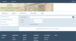 Desktop Screenshot of catalog.bernardsville.org